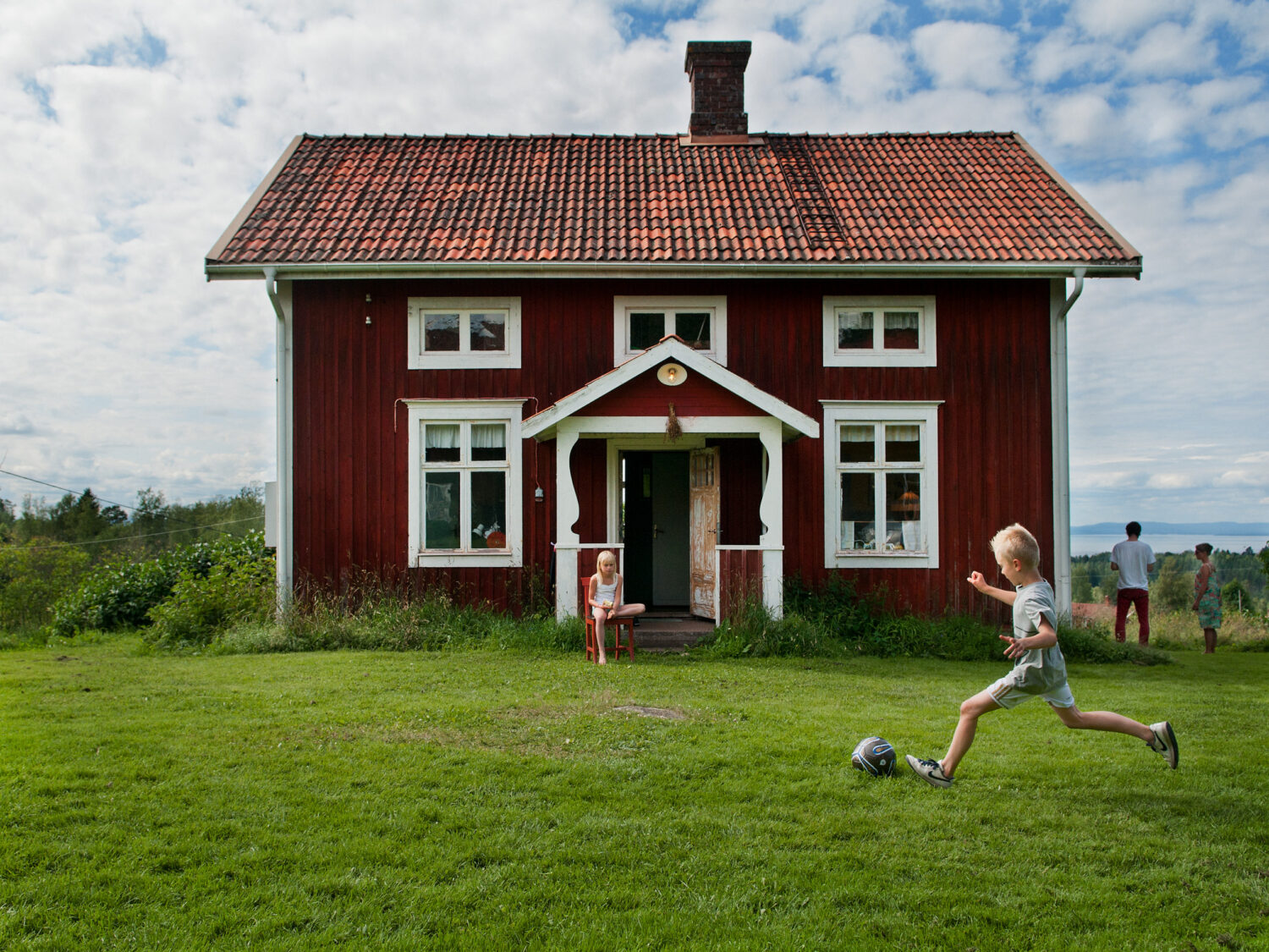 Rotes Haus in Dalarna Schweden