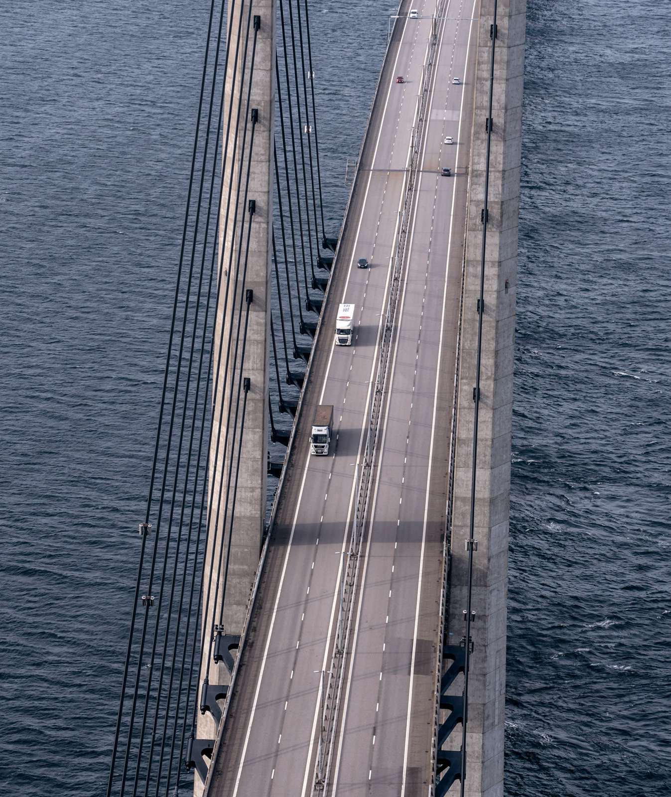 Öresundbrücke aus der Vogelperspektive